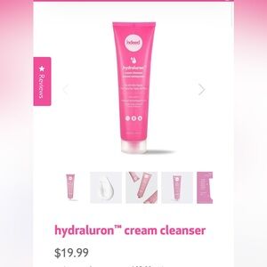 Indeed Laboratories Hydraluron Cream Cleanser 100ml